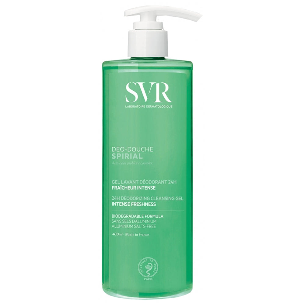 SVR Spirial 24h Deodorizing Cleansing Gel 400ml body wash